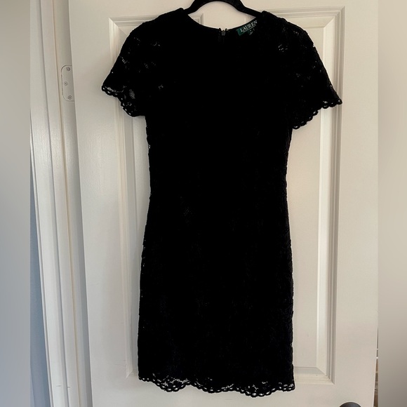 Lauren Ralph Lauren Corded Lace Cocktail Dress - Picture 7 of 9